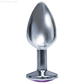 The 9'S The Silver Starter Bejeweled Round Plug - Small